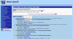 Desktop Screenshot of onetouchsoccer.com